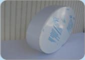Leuchtkasten (Wandtransparent) Elipse mit  Plexiglashaube 